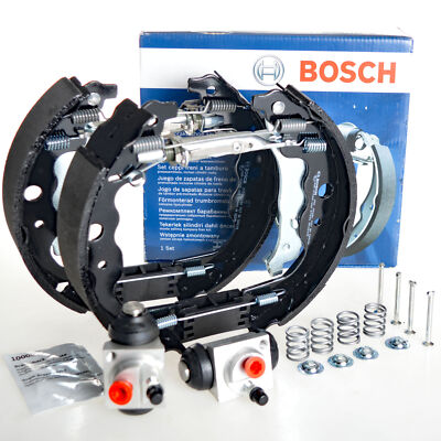 BOSCH 0204114896 Vormontiert Bremsbackensatz Nachstellung für Clio Duster Logan