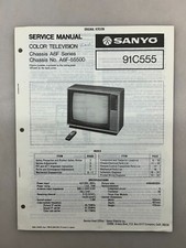 Sanyo 91C555 Original Service Manual Free Shipping