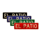 El Patio Street Sign Mexican Restaurant Pub Bar Vintage Décor Aluminum Tin Sign