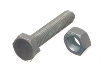 10 X Hex Bolts Set Screw 4.8 Grade M10 50mm BZP Zinc Plated - NEW Onestopdiy