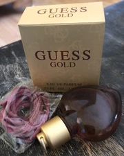 Guess Gold EdP Pendant 7.5 ml Splash  With Cord. NIB. Parlux. 