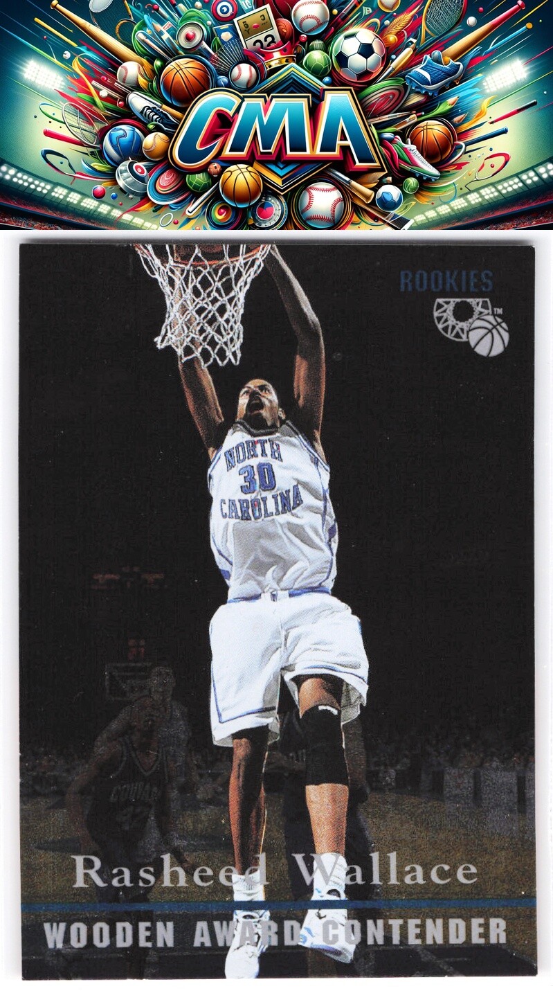 1995 Classic Rookies #92 Rasheed Wallace Silver Foil
