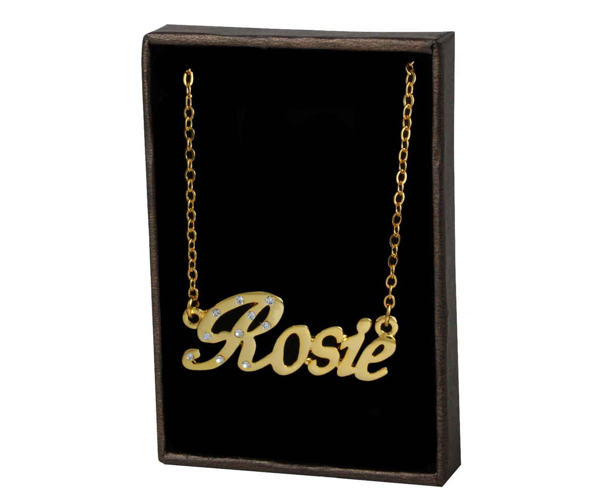 Mexican name hotsell necklace gold