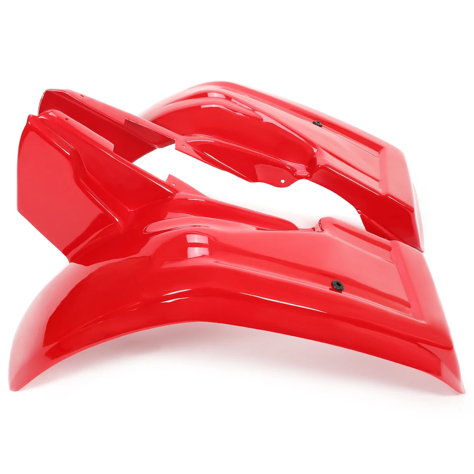Rear Red Fender Kit LH & RH For Honda Big Red ATC200E ATC200ES ATC200M 1982-1985 - Image 2 of 4