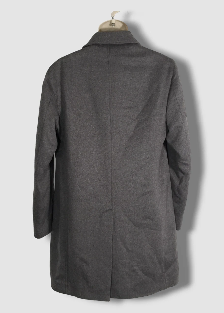 $1695 Colombo Men's Gray Wool Dream Over Coat Jacket Size 52R image 2
