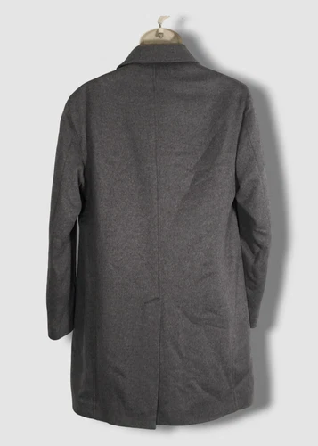 $1695 Colombo Men's Gray Wool Dream Over Coat Jacket Size 52R image 2