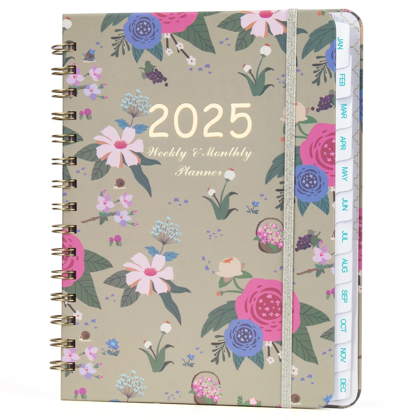 Xeerrfan 2025 Planner Weekly & Monthly Planter 2025 Jan. 2025 - Dec. 2025 12 ...