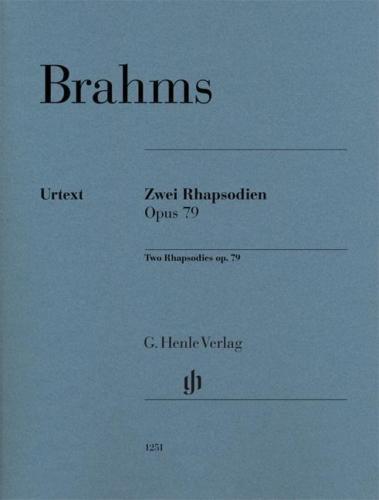 Zwei Rhapsodien Op. 79 FüR Klavier, Brahms - Portofrei Vom MusikfachhÄNdler !-image