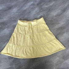 Girl  s Old Navy Yellow Tiered Skirt XL 12/14 Pull On Casual