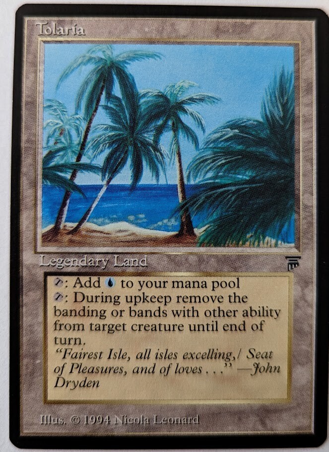 Tolaria - Legends Edition - 1994 - Magic The Gathering ~ NM/Unplayed