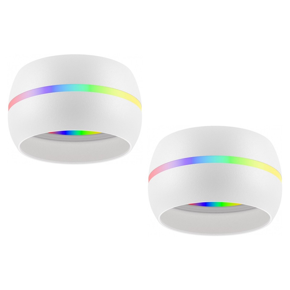 2x plafonnier/douille de lampe FUNT blanc mat 1x GX53 max. 25W