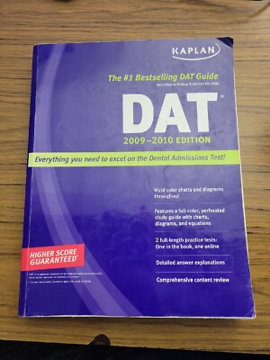 Kaplan DAT, Test Prep And Admissions, Review Notes and DAT Destroyer