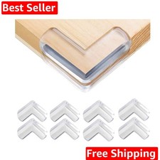 Safety Corner Protectors Guards, 8 pcs Baby Proofing Safety Corner Clear Furn...