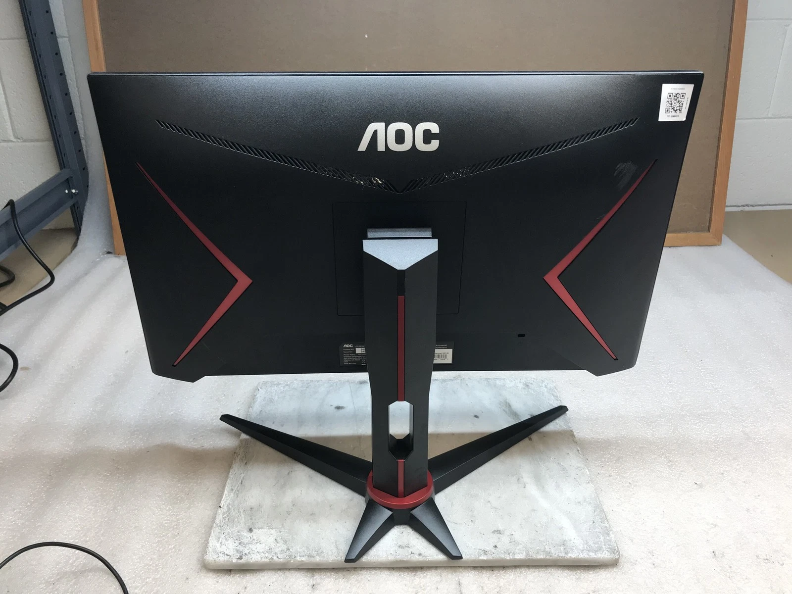 AOC 24G2 24G2E 23.8" 144 Hz Frameless Gaming Monitor - Stand Pwr HDMI Cable Inc image 4