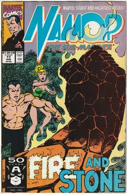 ✪ NAMOR THE SUBMARINER #17 Fire and Stone, Marvel 1991 US-COMICHEFT Z1/1- - Bild 1 von 3