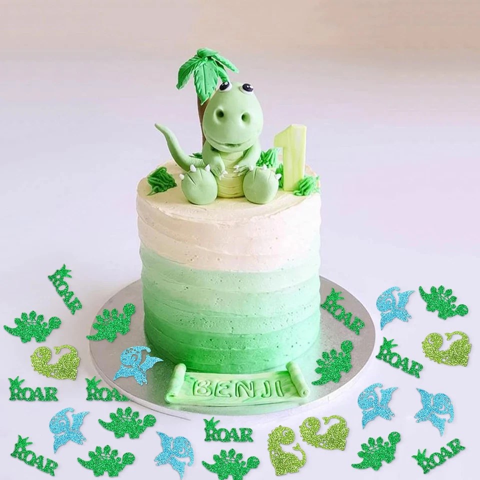 200PCS Dinosaur Confetti Cute Dino Theme Roar Birthday Party Baby Shower Table C - Image 2 of 4