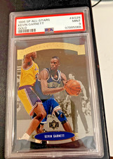 Kevin Garnett 1995 Upper Deck SP NBA All-Stars Die-Cut Gold #AS10 PSA 9 Rookie