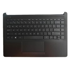 US Keyboard PalmRest For HP 14-CF 14-DF L24818-001 no backlit with touchpad