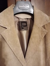 Conbipel - Giacca Donna in Vera Pelle Scamosciata Primaverile - Taglia 42