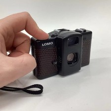 Lomo LC-A Film Camera with Custom Leather Case, Vintage Collectible