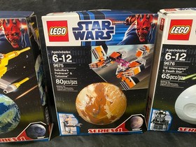 Star Wars Lego sets lot Planet Series 1 pre-owned 9674 9675 9676
