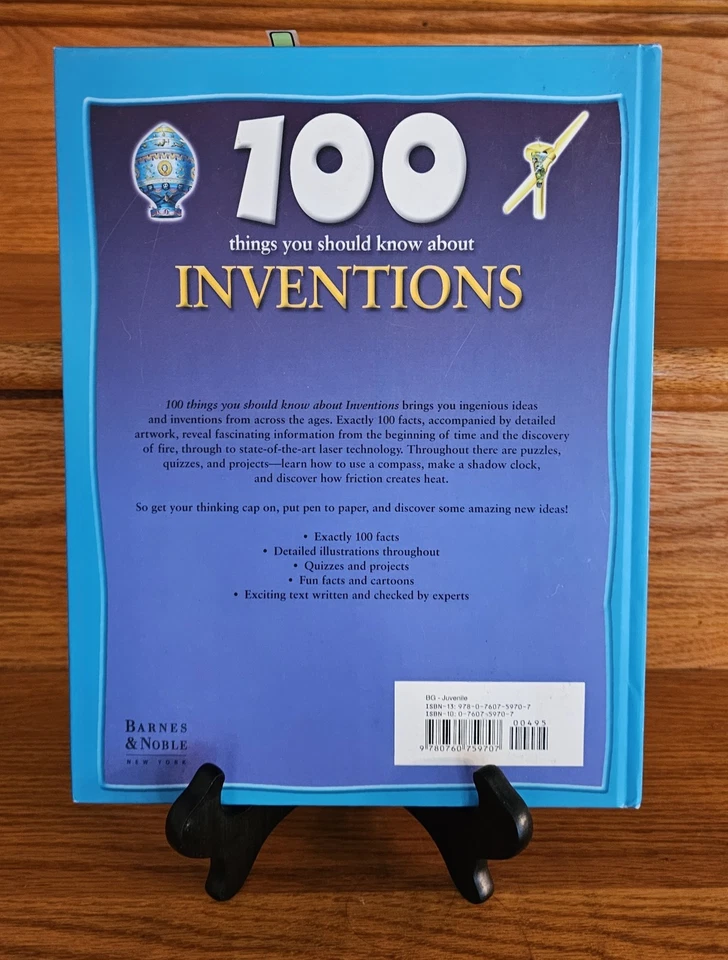 Hardback Book 100 thing you should know about INVENTIONS by Duncan Brewer 48pgs - Image 2 of 4