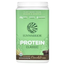 2 X Sunwarrior, Classic Protein, Chocolate, 1.65 lb (750 g)