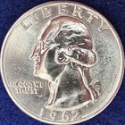 1962-P Washington Silver Quarter Nice Ch BU+