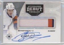 2016 Ultimate Collection Debut Threads Tier 1 46/99 Mathew Barzal Patch Auto 2d8