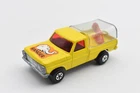 Matchbox Superfast #57 Wildlife Truck yellow, red windows. Lesney England