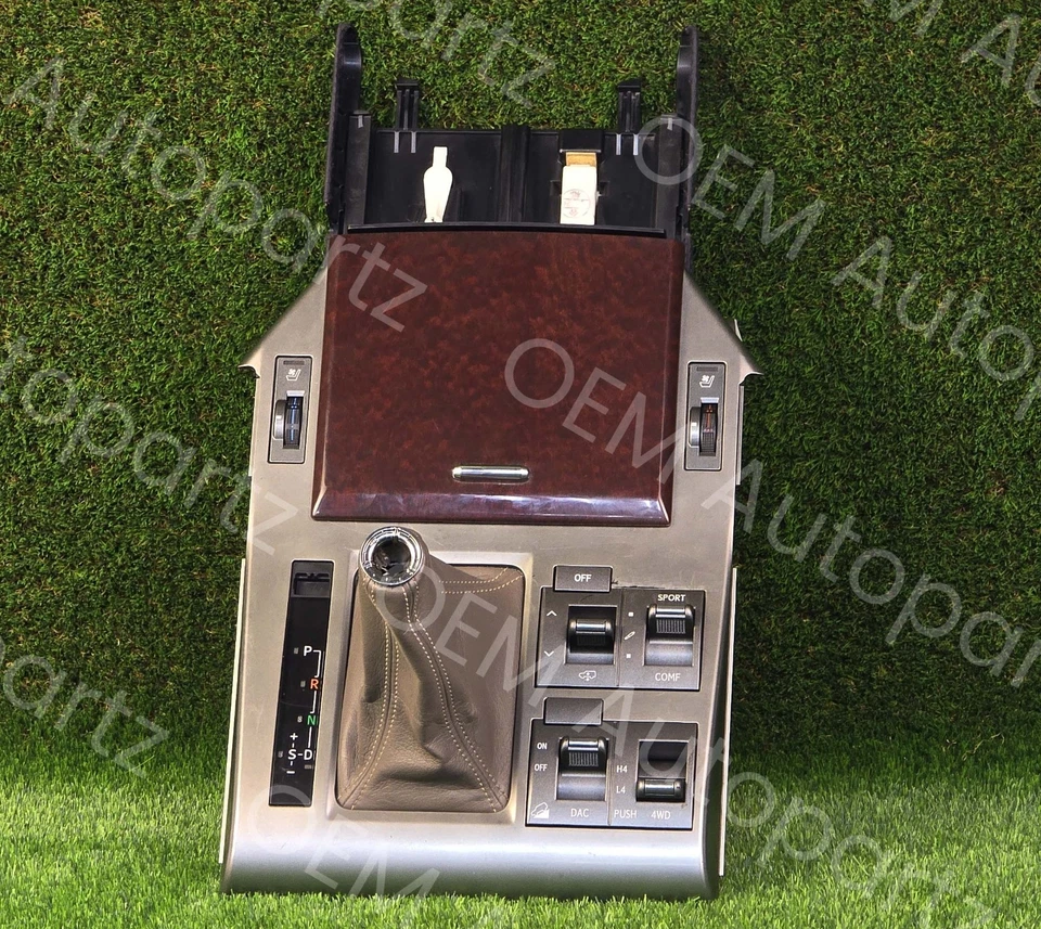 Bisel de palanca de cambios consola central Lexus GX460 14-19 con puerto USD e interruptores botones Foto 2 de 4