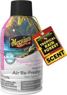 Meguiar s Air Re-Fresher Car Odor Fighting Mist, Tropical Rainforest, 2 oz