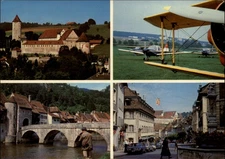 Porrentruy and Saint-Ursanne vintage postcard z950