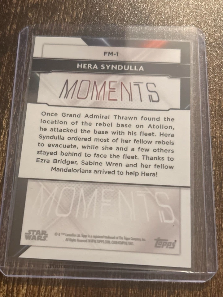 TOPPS Finest 2023 Hera Syndulla/50 - Image 2 of 2