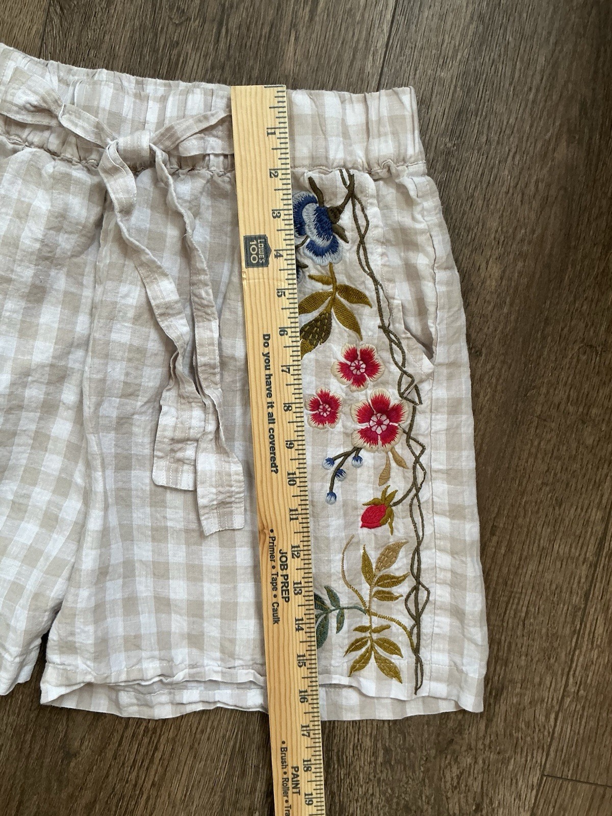 Johnny Was 100% Linen Workshop Adele Trapunto Gin… - image 9