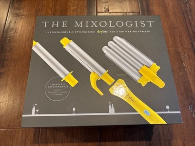 Drybar The Mixologist Interchangeable Styling Iron 3 Barrels Ceramic Ionic *NEW*