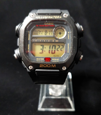 Casio ILLUMINATOR DW291H Digital Men's Wrist Watch Black Band Outdoor Sports