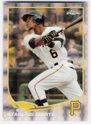 2013 Topps Chrome X-Fractor STARLING MARTE #81 Pirates
