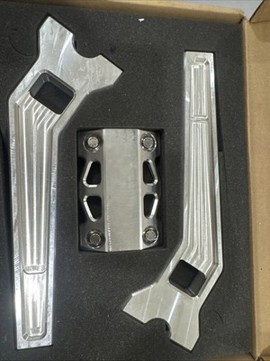 LA Choppers - LA-7471-10R - 1in. Pullback Riser Kit, 10in Raw Aluminum 0602-1223