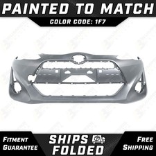NEW Painted *1F7 - Silver* Front Bumper Cover for 2015-2016 Toyota Prius C 15-16