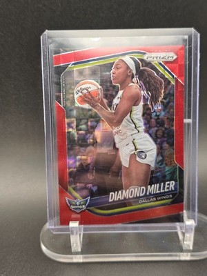Diamond Miller 2025 Panini Prizm #27 Red Pandora /199 Dallas Wings