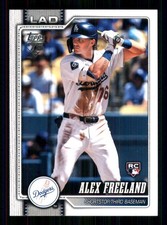 2026 Topps #74 Alex Freeland RC Los Angeles Dodgers 59082