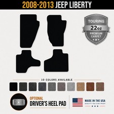 Avery Touring Front Rear Floor Mats For 2008-2013 Jeep Liberty 24x Avery Touring Front Rear Floor Mats For 2008-2013 Jeep Liberty 24x
