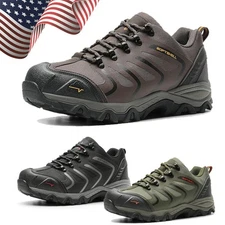 Men's Waterproof Hiking Shoes Trekking Camping Outdoor Low Top Shoes US Size