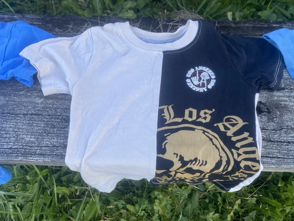 Lot of 9 Boys T-Shirts Size 3T – Bluey, Stitch, Air Jordan, Nike, Champion - Image 3 of 4