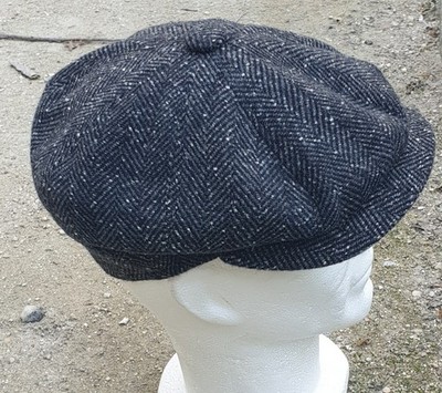 mütze mütze. Herrenmütze, Wollmischung Mütze Made in Italy. Größe 58