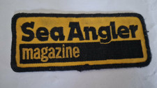 Sehr selten - Sea Angler Magazin Abzeichen - Aufnäher Patch. Nie benutzt.