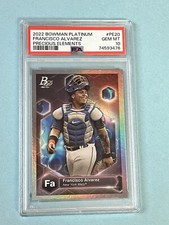FRANCISCO ALVAREZ 2022 BOWMAN PLATINUM PRECIOUS ELEMENTS #PE20 gem-mint PSA 10