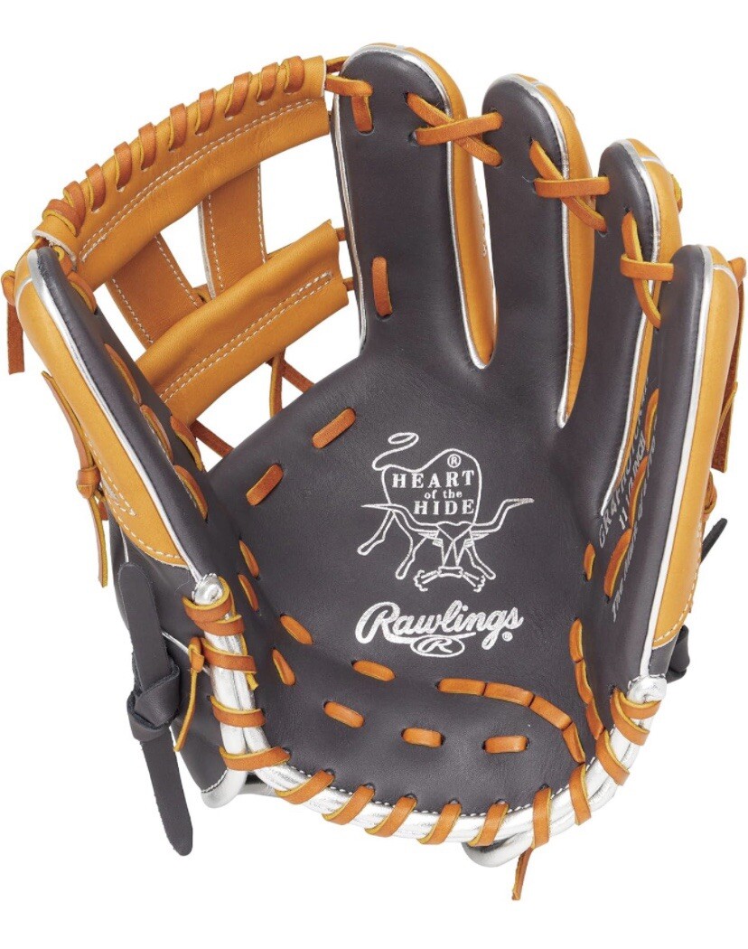 Rawlings Japan Heart of the hide 11.5 Infield Navy Orange LH
