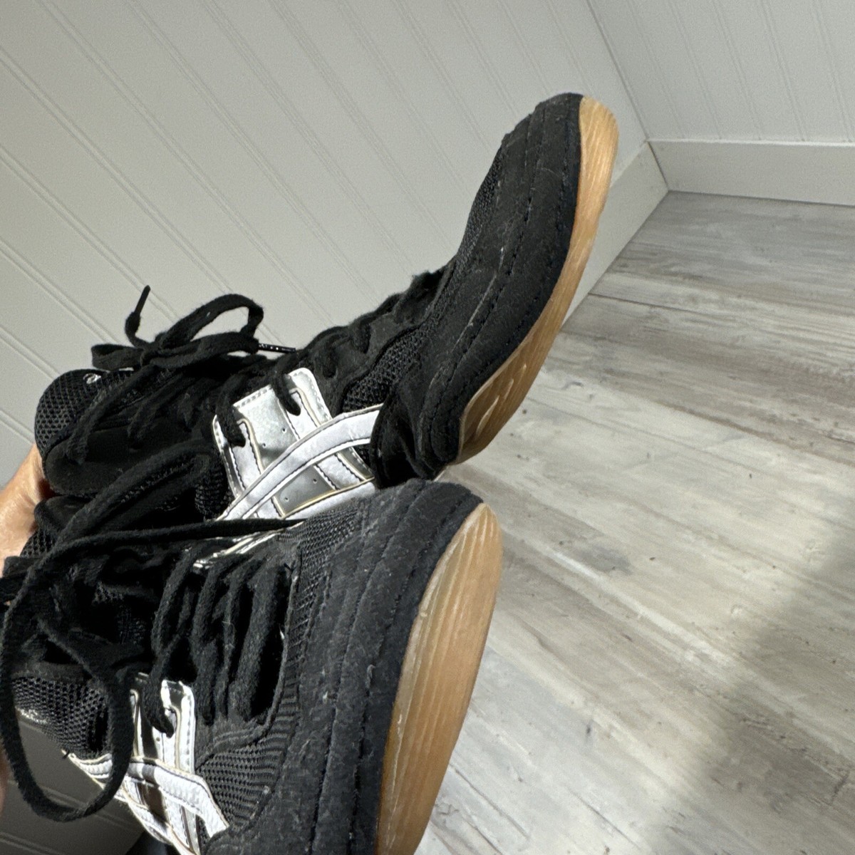 Asics J902Y Matflex Wrestling Boot MMA Boxing Shoes Black Sz 13 | eBay